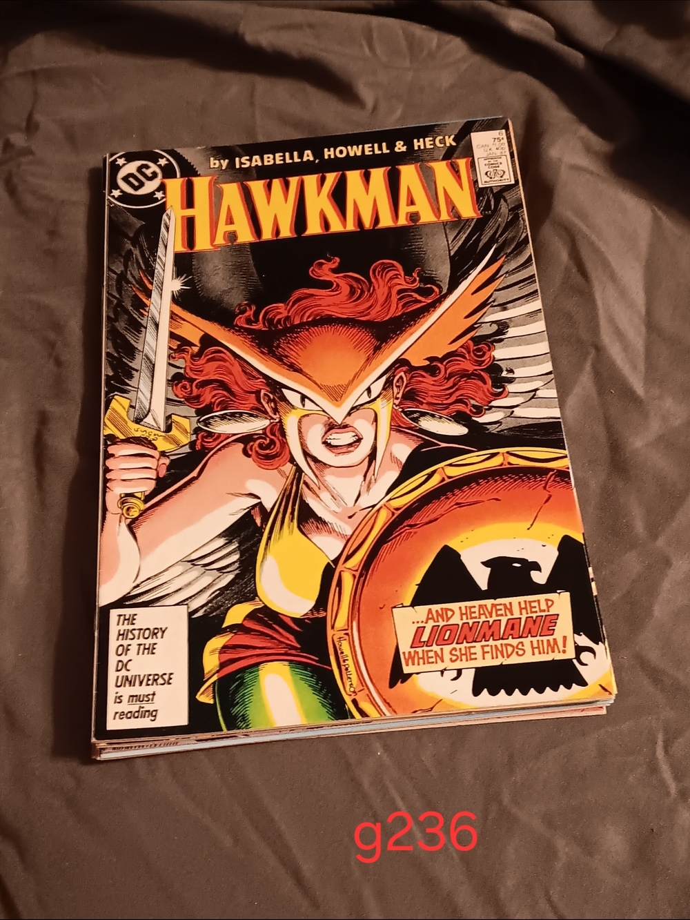5 Hawkman Comic Books Dated 1987